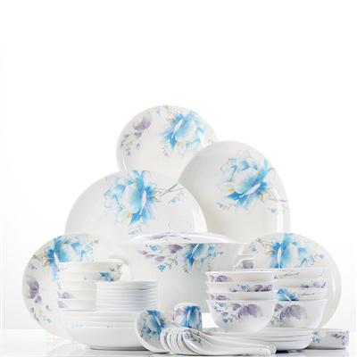 女生xx的网站48头聆听花开骨瓷礼品餐具套装